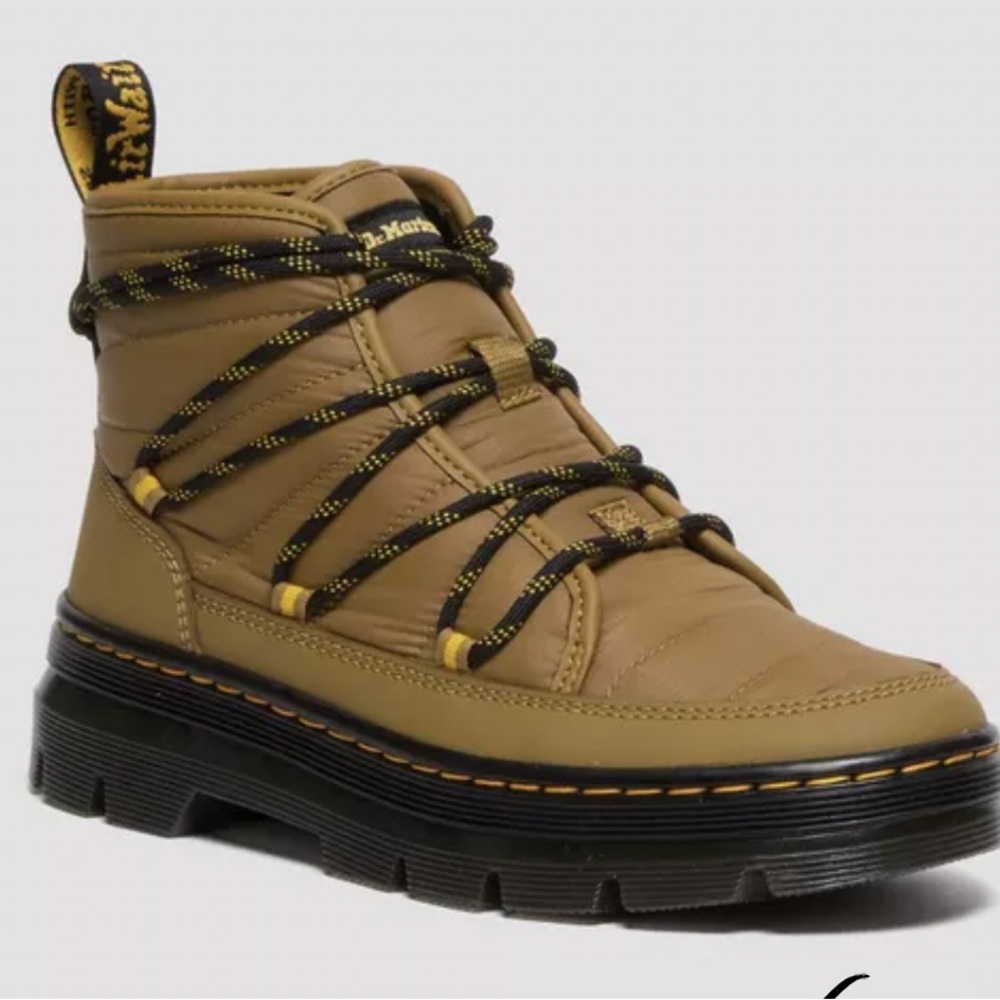 NIB COMBS WOMEN'S PADDED CASUAL BOOTS in antique olive